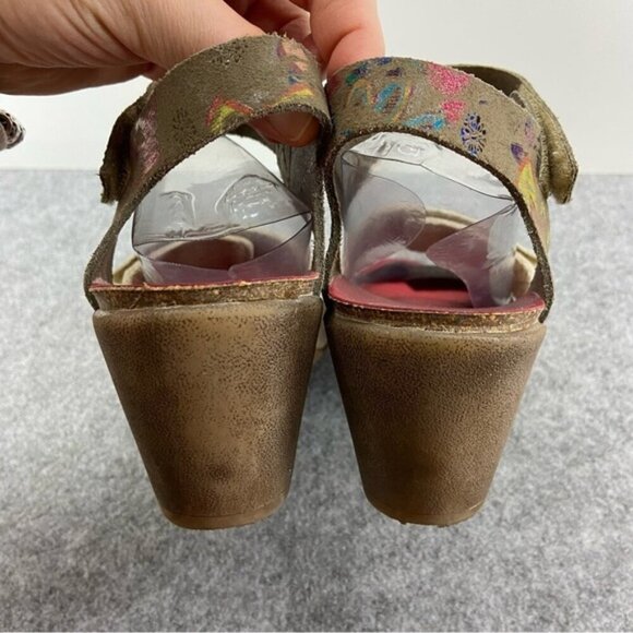 Loints of Holland Timeless Comfort Heeled Leather Sandal Women’s Size 41 / US 10 - Picture 5 of 12